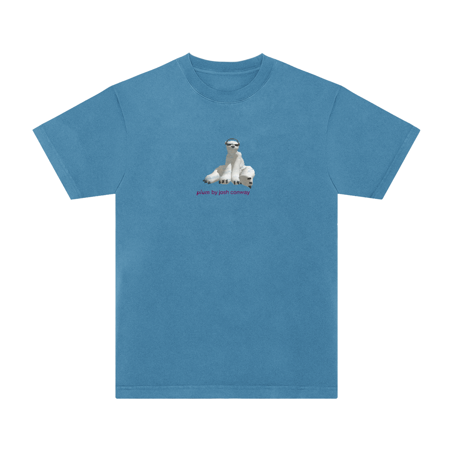 trish blue tee