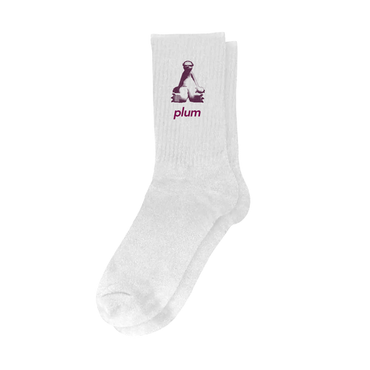 plum socks